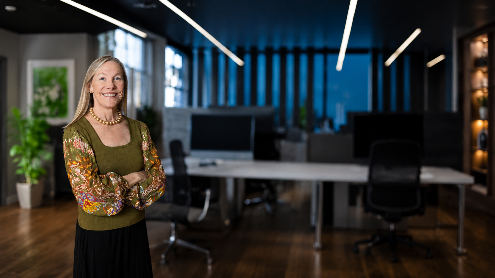 Dr. Kristina Anton-Schnell in her Boulder office